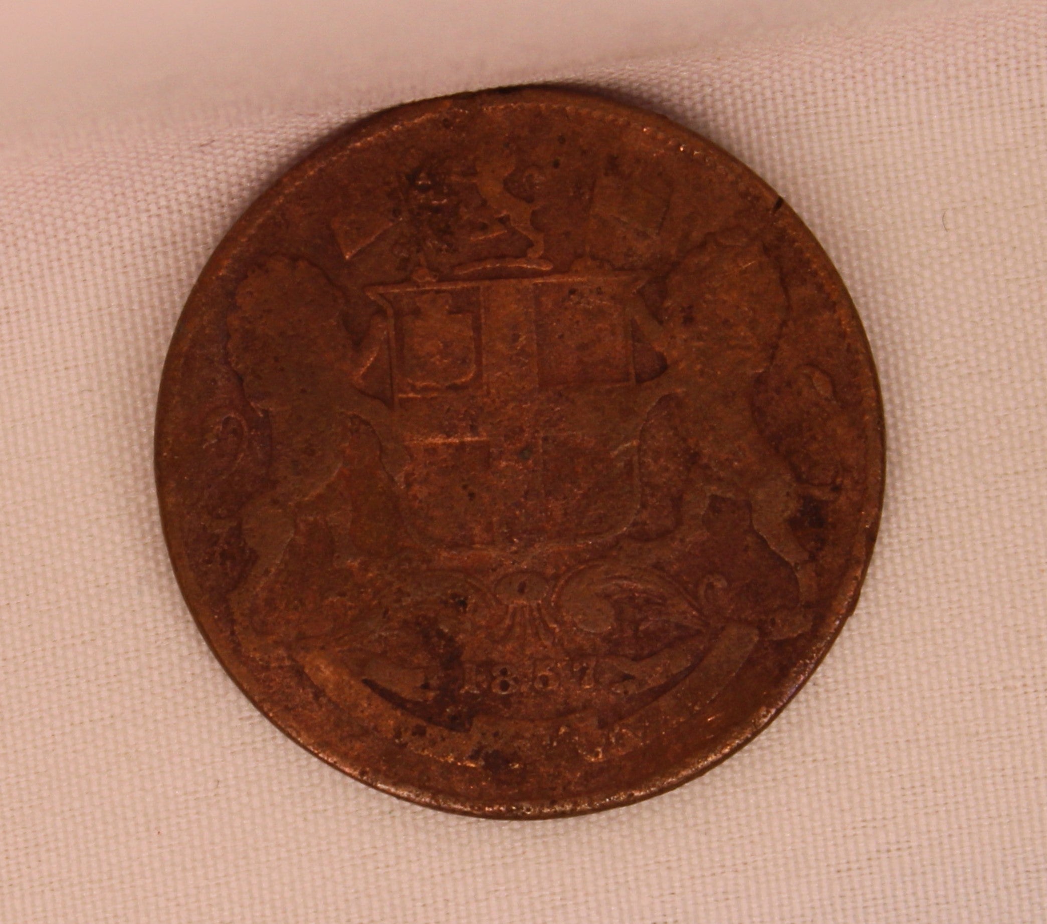 Quarter Anna  East Indian Company 1857