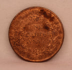 Quarter Anna  East Indian Company Double leaf 1858