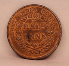 Half Anna East India Company 1835 Bombay Mint