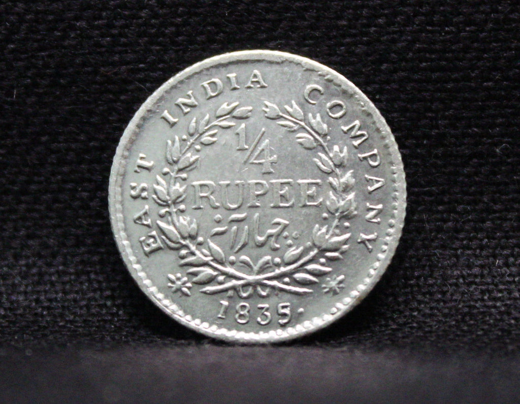 Quarter Rupee East India Company East India Company Bombay Mint King William