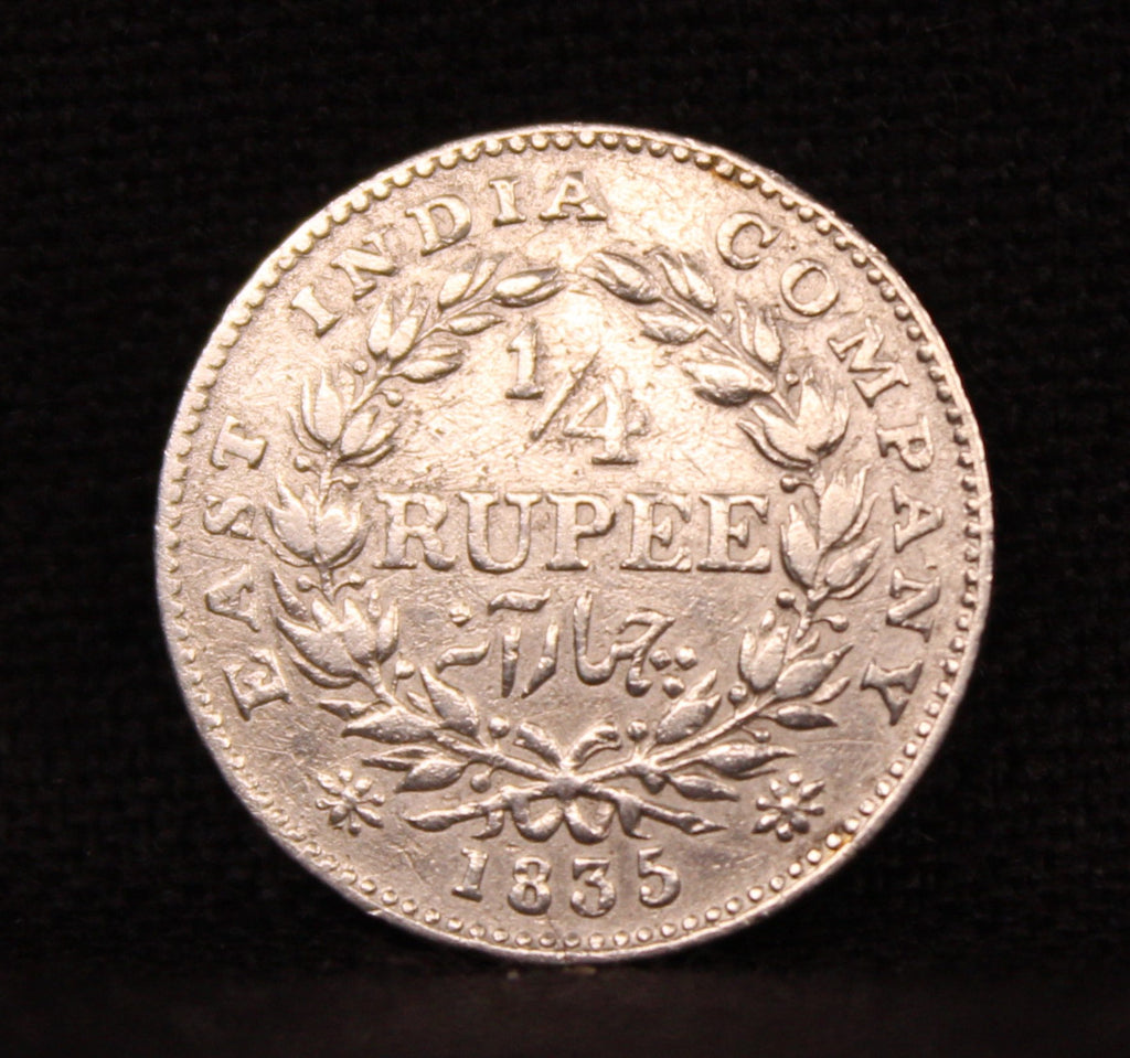 Quarter Rupee East India Company East India Company Bombay Mint King William