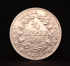 Quarter Rupee East India Company East India Company Bombay Mint King William