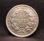 Half Rupee Victoria Queen Continuous Legend East India Company East India