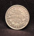 Quarter Rupee Victoria Queen Continuous Legend East India Company East India