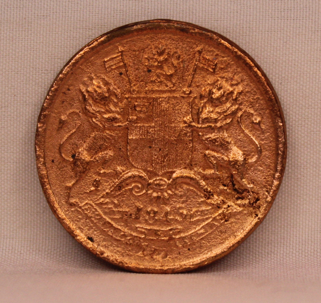 Half Anna 1845 East India Company Bombay Mint