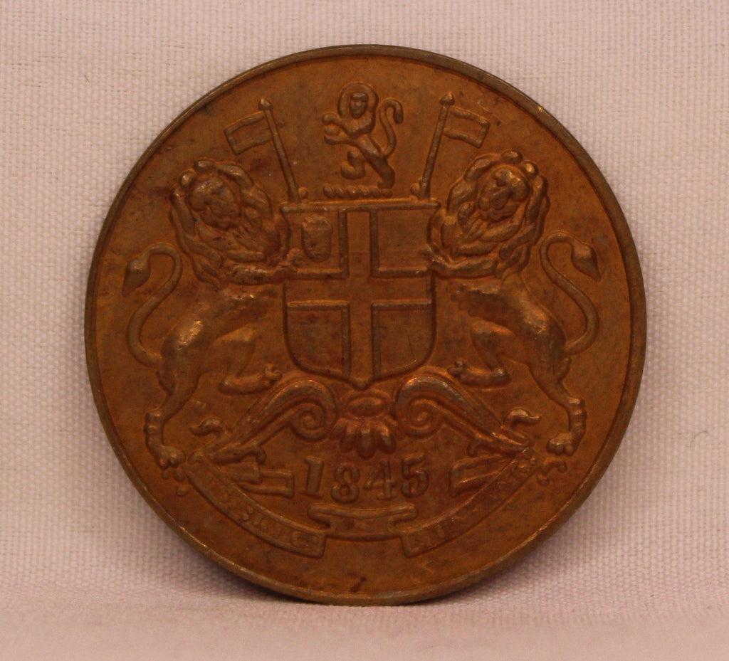 Half Anna 1845 East India Company Bombay Mint