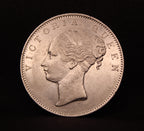 1 Rupee 1840 Victoria Queen Silver coins