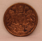 Half Pice  East Indian Company 1848 Calcutta Mint AUNC