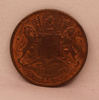 Half Pice  East Indian Company 1853 Calcutta Mint AUNC