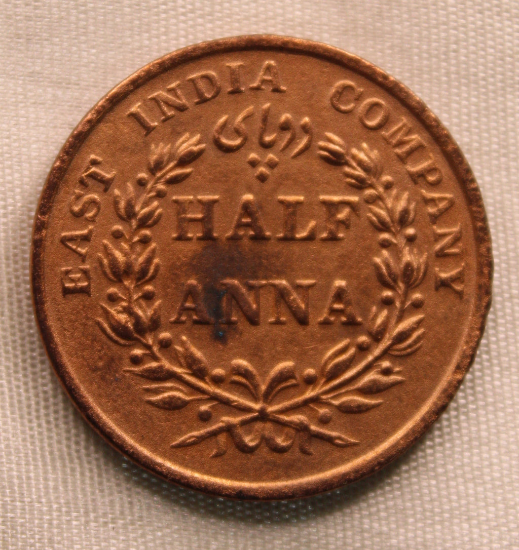 Half Anna East India Company  1835