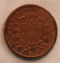 Half Anna East India Company 1835