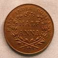 Half Anna East India Company 1845 UNC