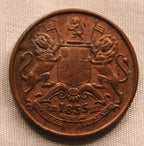 Half Anna East India Company 1835