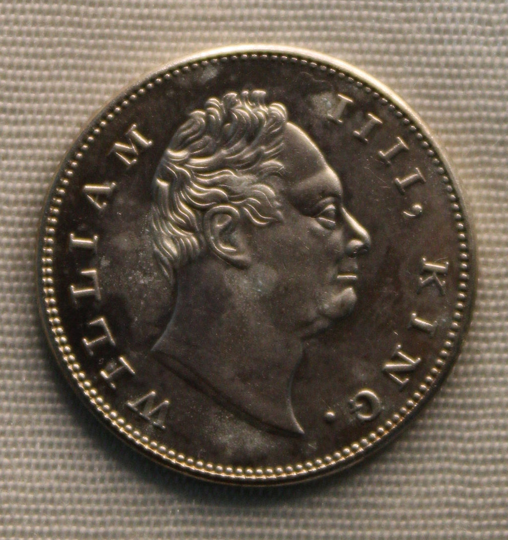 Half Rupee East India Company 1835 AUNC