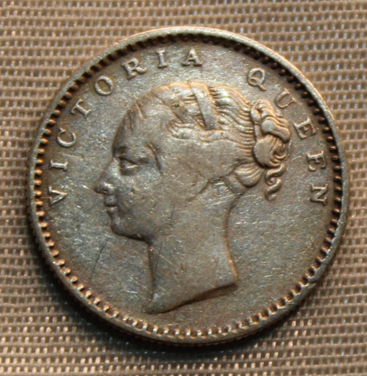 Quarter Rupee Victoria Queen Continues Legend 1840