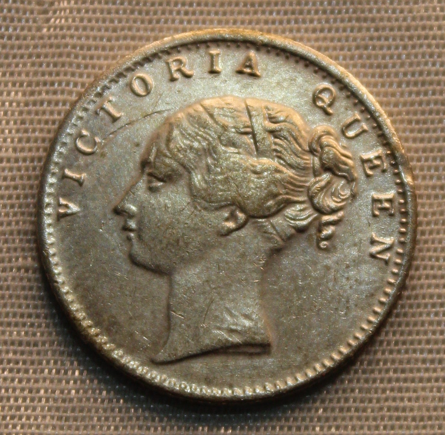 Quarter Rupee Victoria Queen Continues Legend 1840