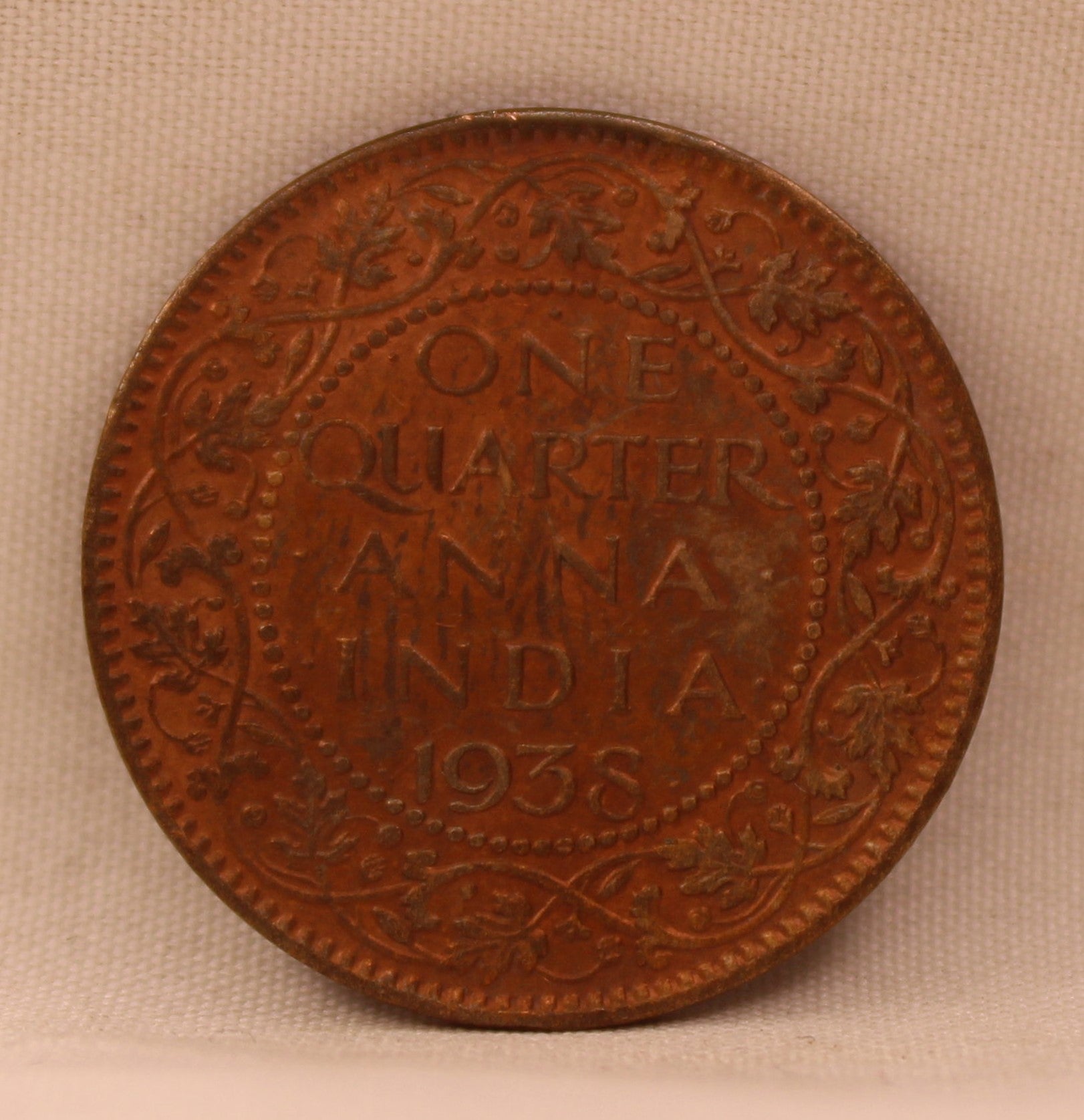 Quarter Anna King George VI 1942 Calcutta Mint
