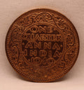 Quarter Anna King George VI 1940 Calcutta Mint