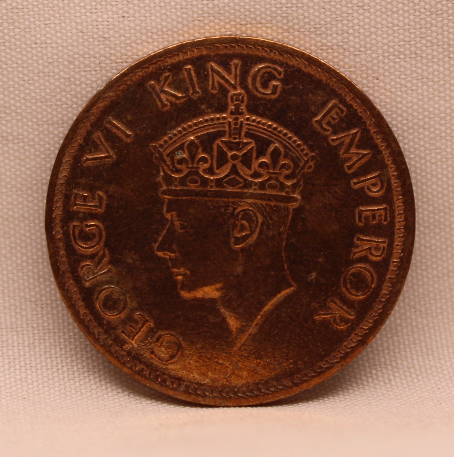 Quarter Anna King George VI 1940 Calcutta Mint