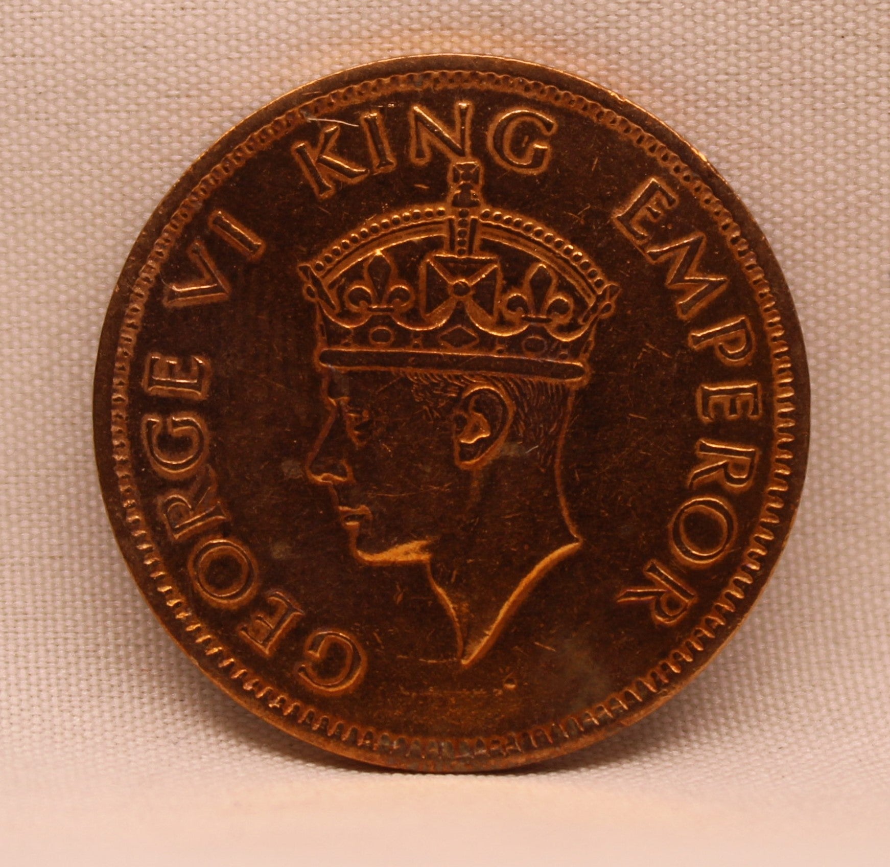 Quarter Anna King George VI 1940 Calcutta Mint