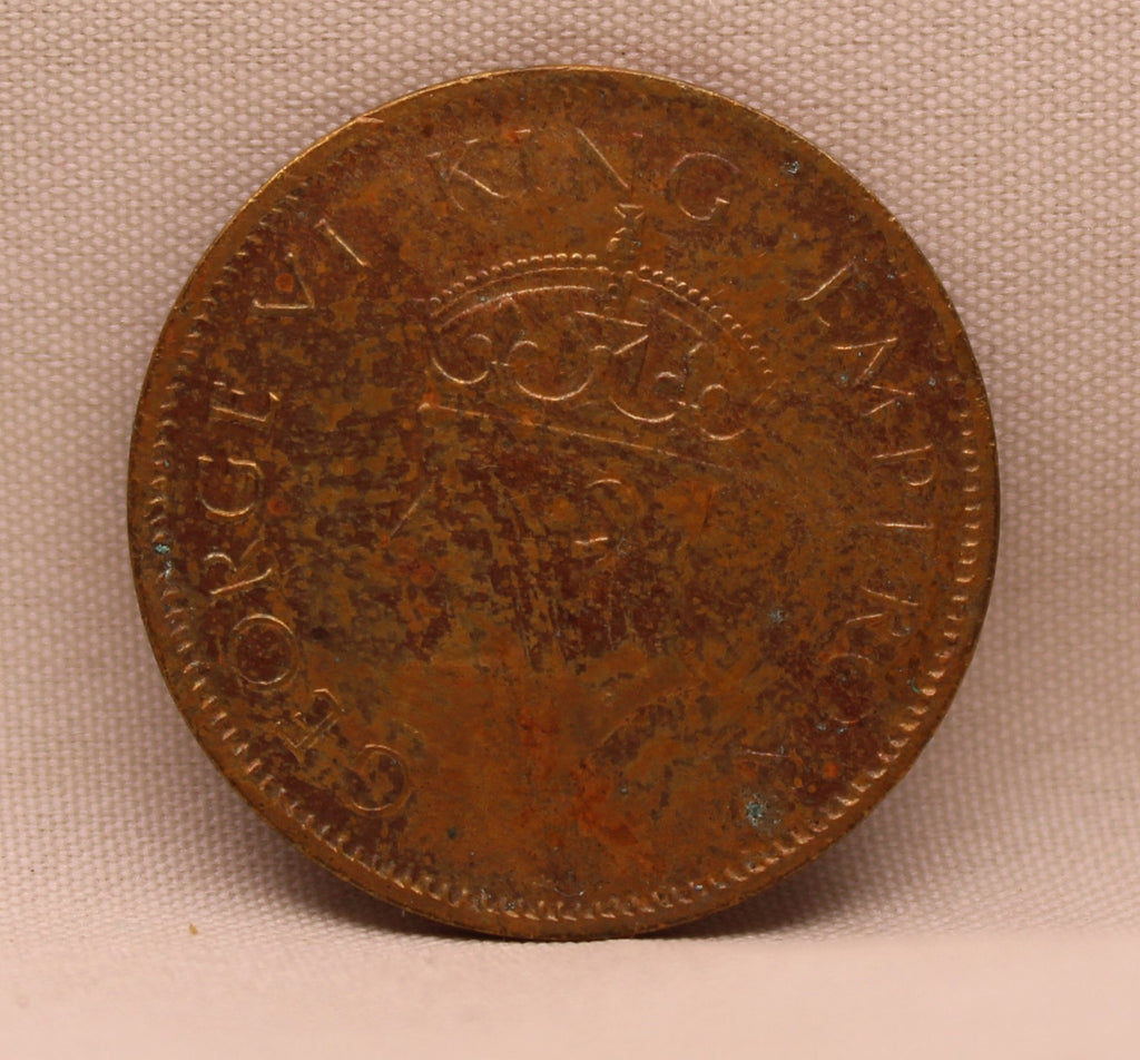 Quarter Anna King George VI 1941 Calcutta Mint