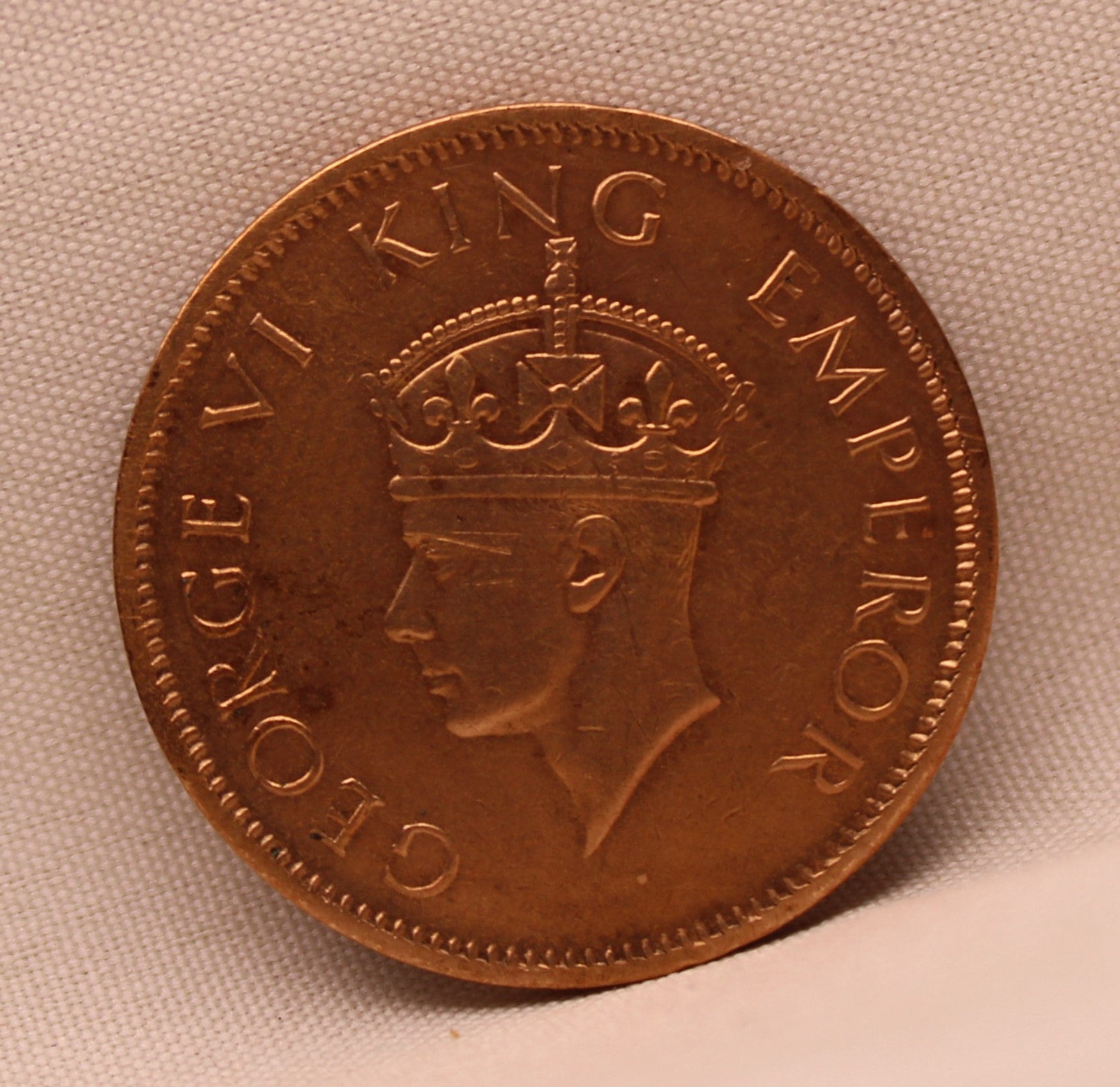 Quarter Anna King George VI 1941 Calcutta Mint