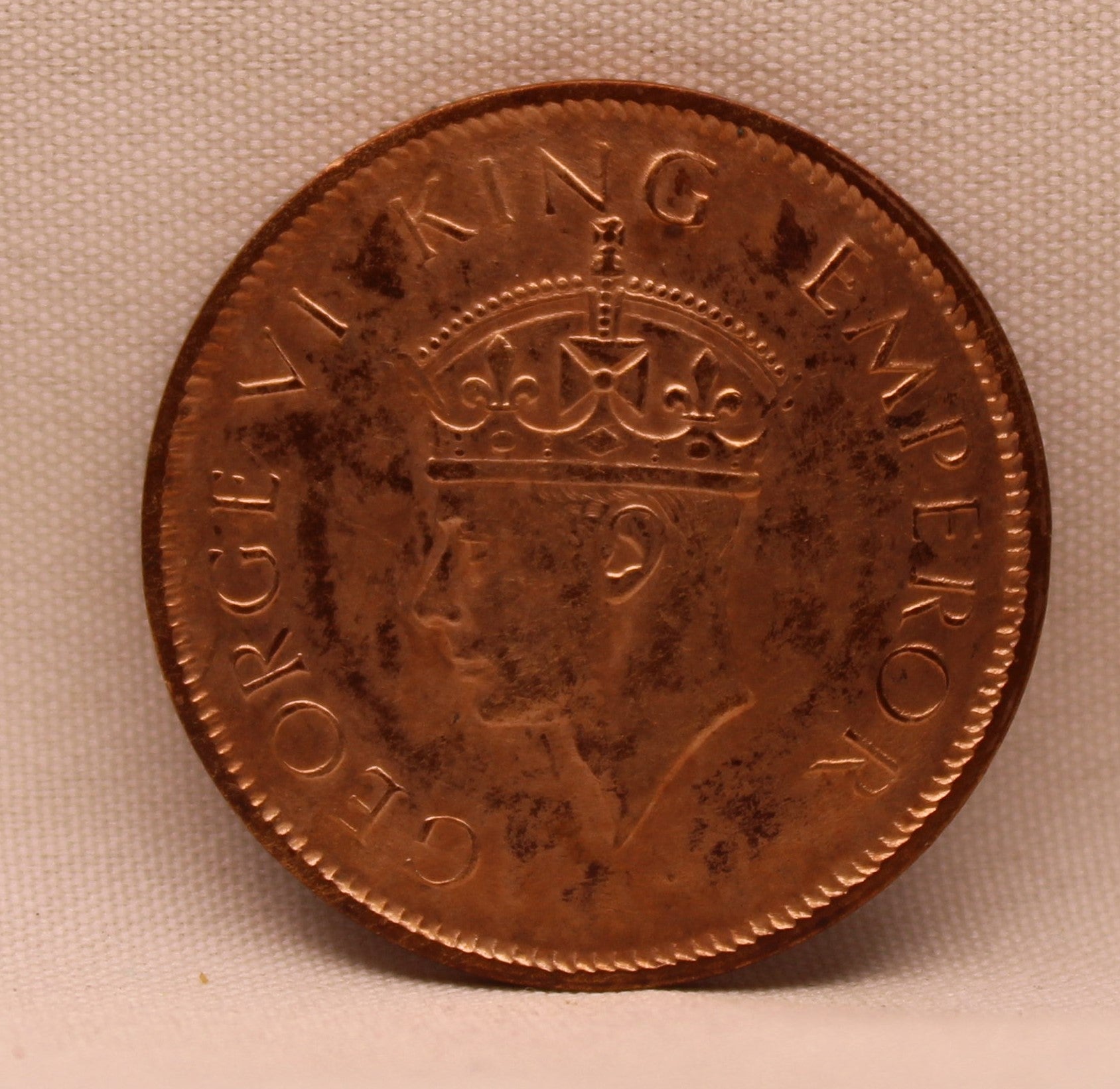 Quarter Anna King George VI 1941 Calcutta Mint
