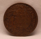 Quarter Anna 1938 George VI Copper coins