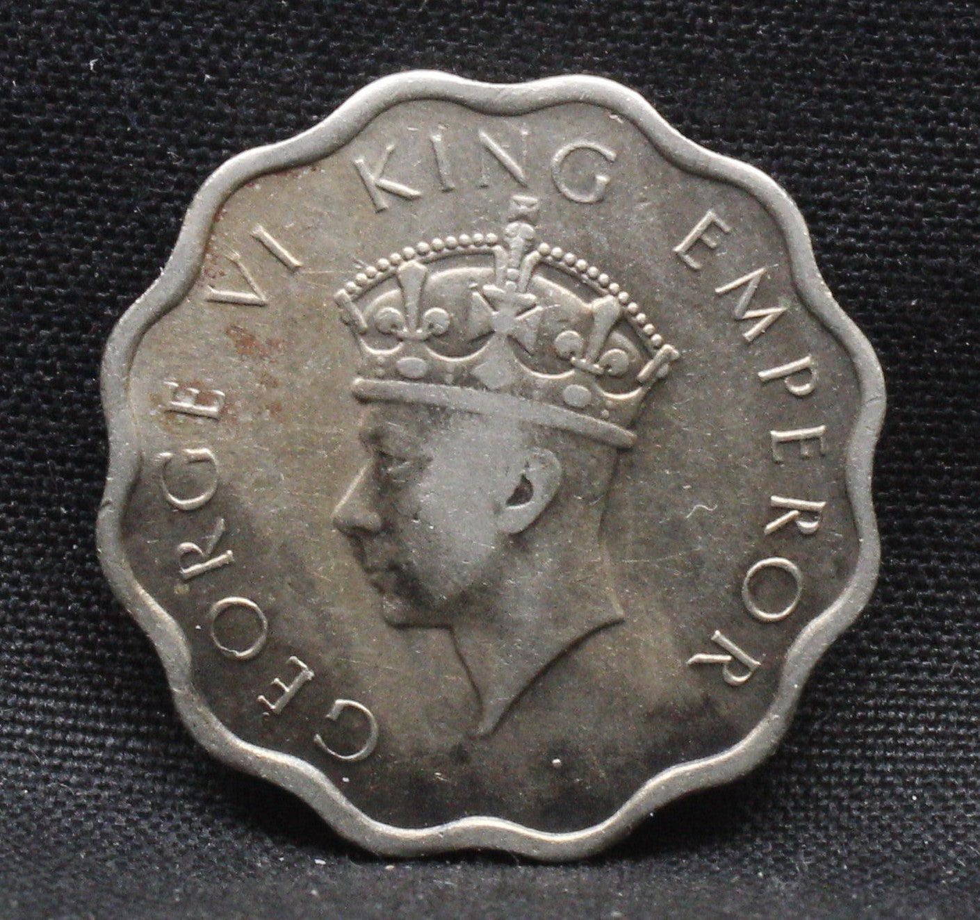 1 Anna 1938 George VI Copper-Nickel coins