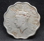 1 Anna 1938 George VI Copper-Nickel coins