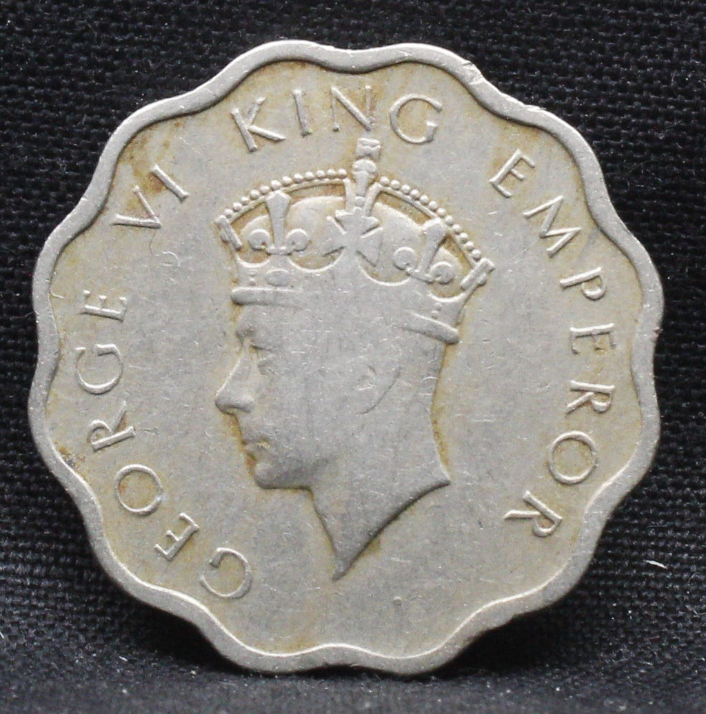 1 Anna 1938 George VI Copper-Nickel coins