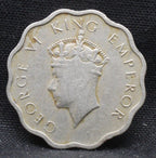 1 Anna 1938 George VI Copper-Nickel coins