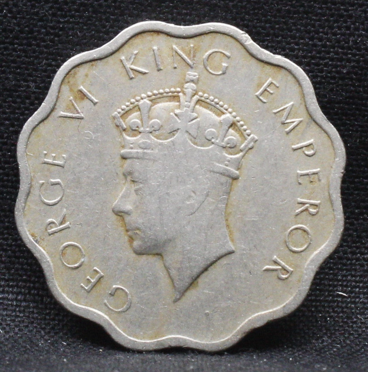 1 Anna 1938 George VI Copper-Nickel coins