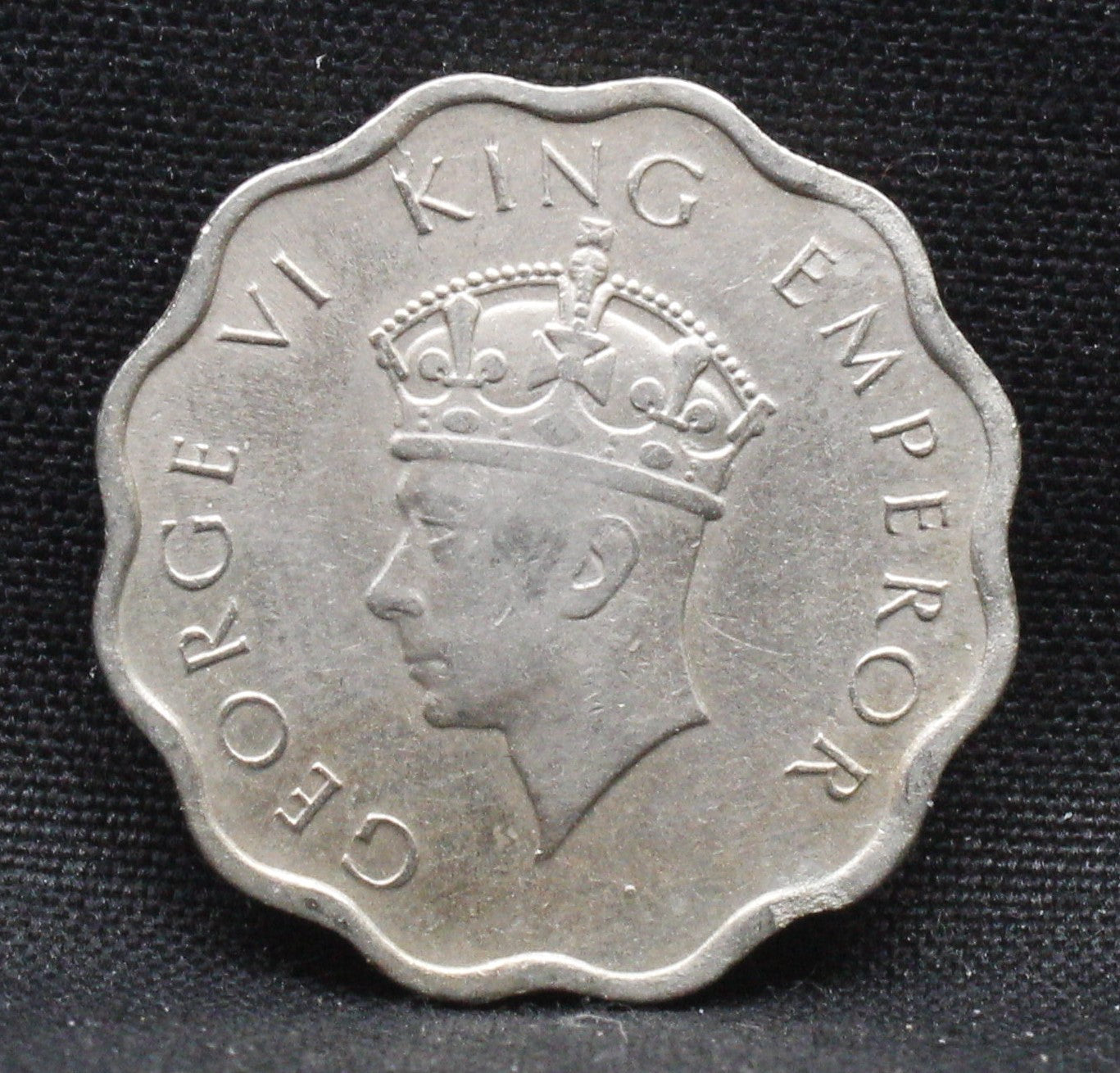 1 Anna 1938 George VI Copper-Nickel coins