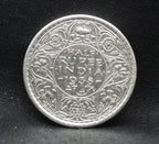 Half Rupee 1938 George VI Silver coins