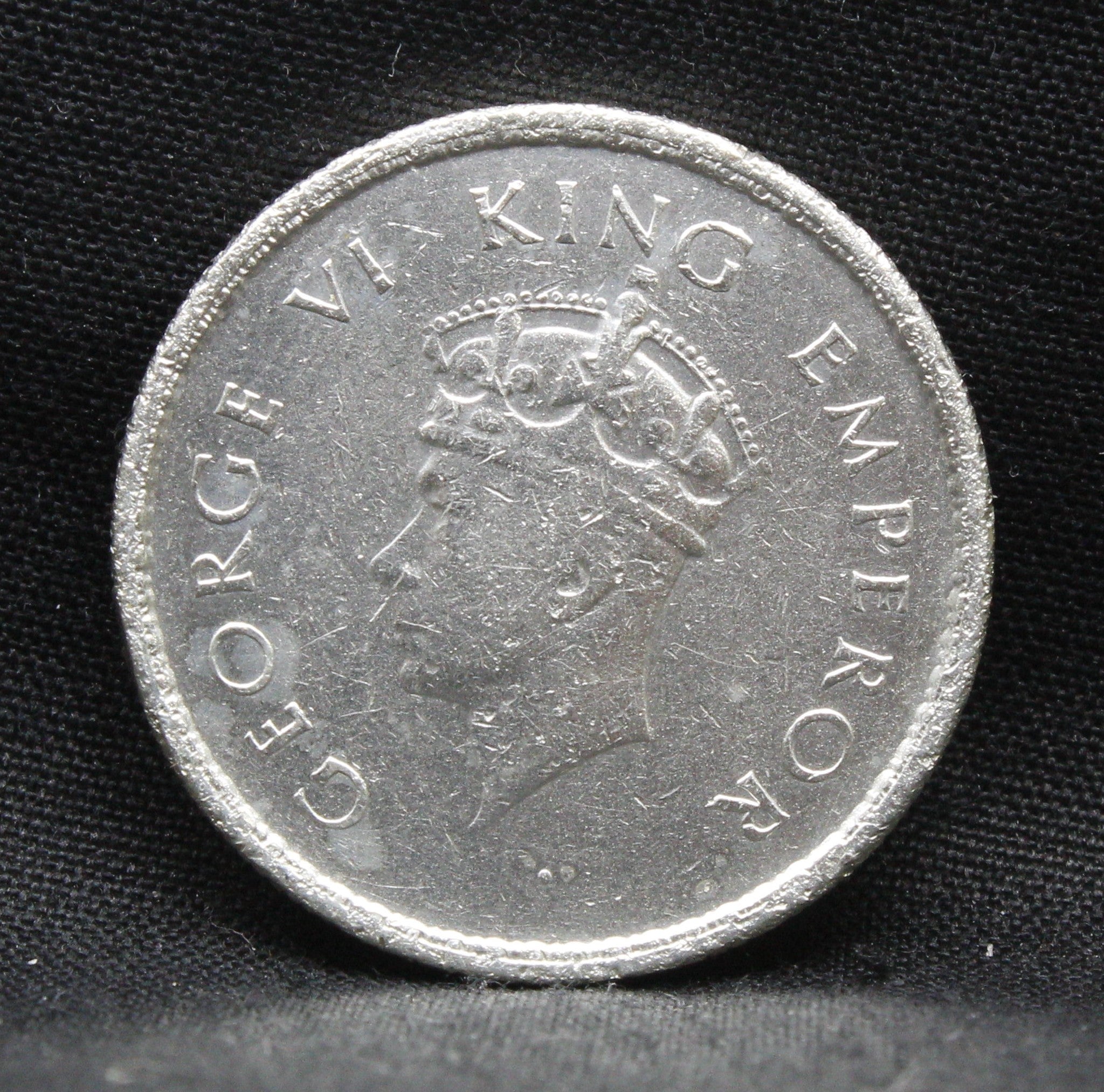 Half Rupee 1938 George VI Silver coins