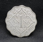 1 Anna 1938 George VI Copper-Nickel coins