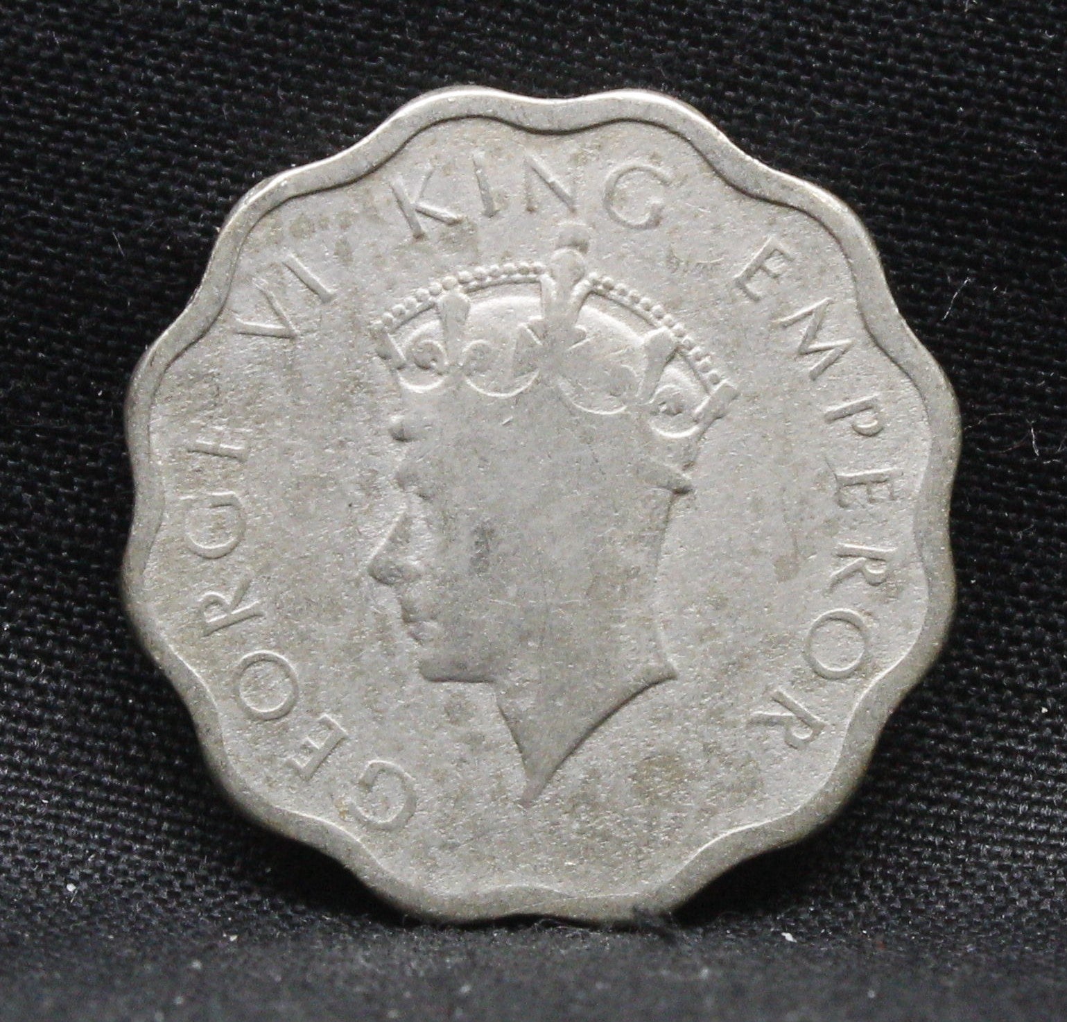 1 Anna 1938 George VI Copper-Nickel coins