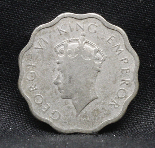 1 Anna 1938 George VI Copper-Nickel coins