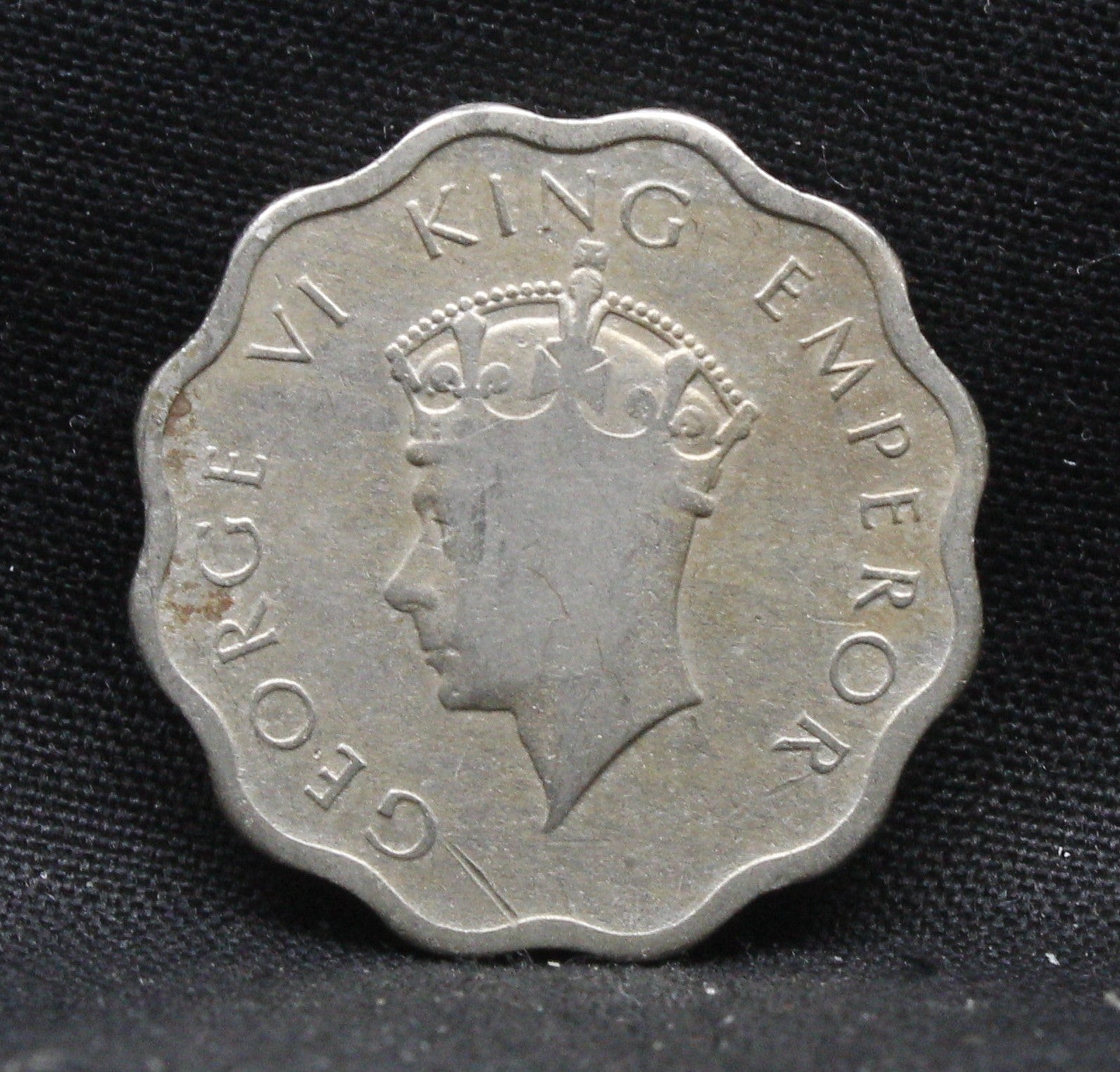 1 Anna 1938 George VI Copper-Nickel coins