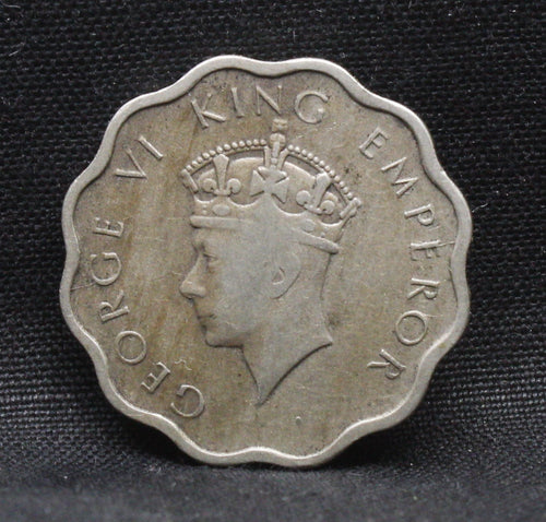 1 Anna 1938 George VI Copper-Nickel coins