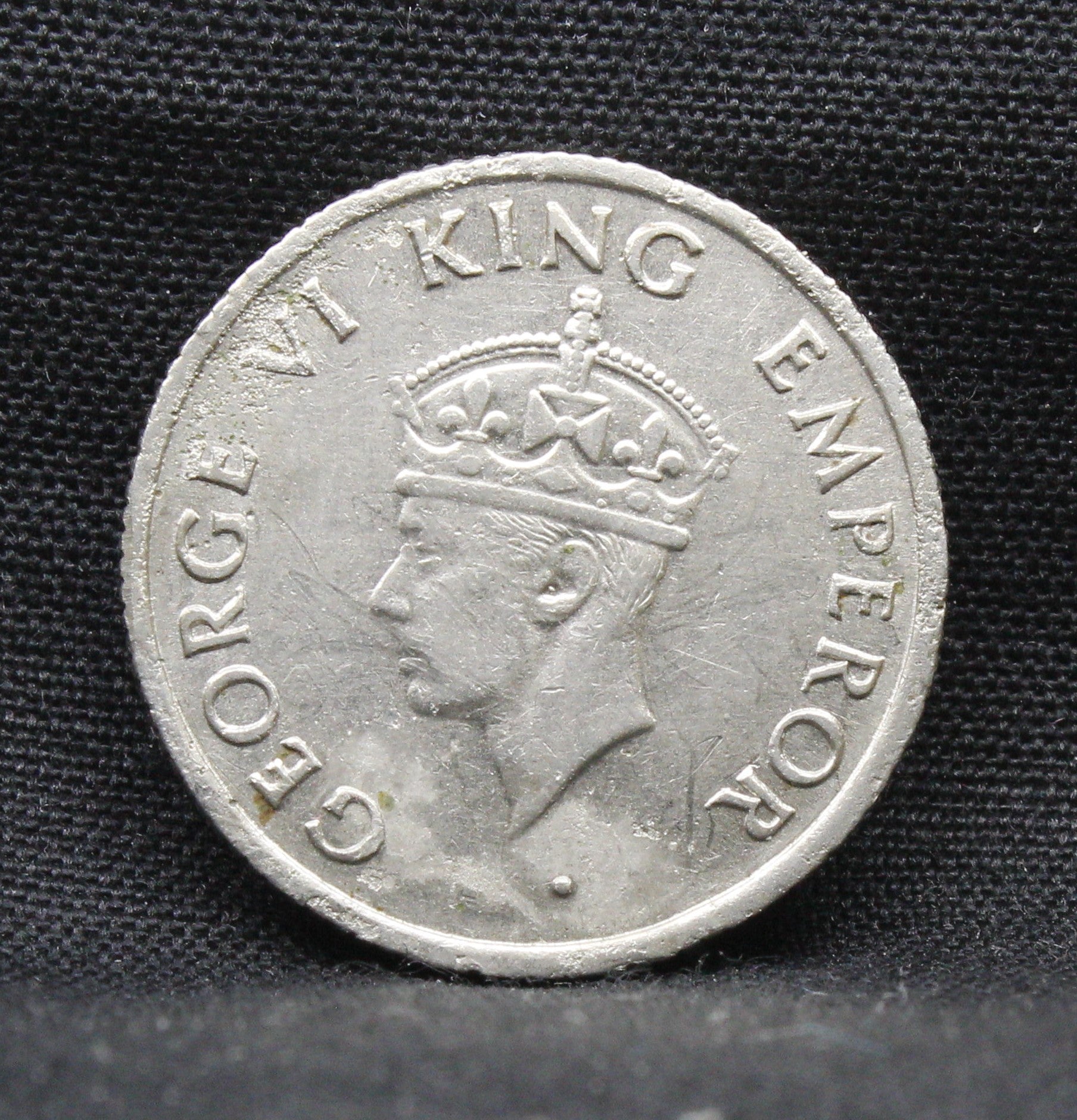 Quarter Rupee 1946 George VI Silver coins