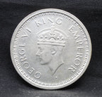 One Rupee 1945 George VI Silver coins