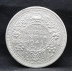 LARGE V 1945 Bombay Mint George VI One Rupee Silver coins