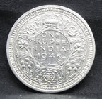 One Rupee 1945 George VI Silver coins