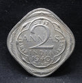 2 Annas 1940 George VI Copper-Nickel coins