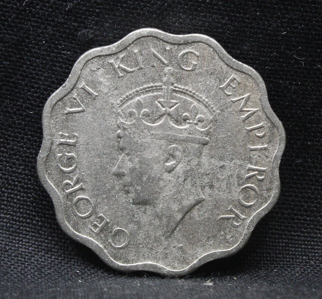 1 Anna 1940 George VI Copper-Nickel coins