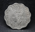 1 Anna 1940 George VI Copper-Nickel coins