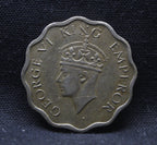 1 Anna 1940 George VI Copper-Nickel coins