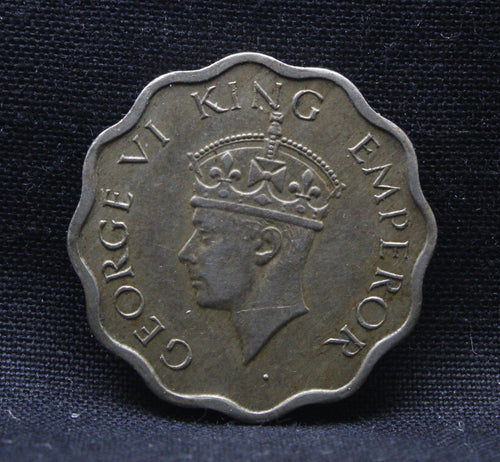1 Anna 1940 George VI Copper-Nickel coins